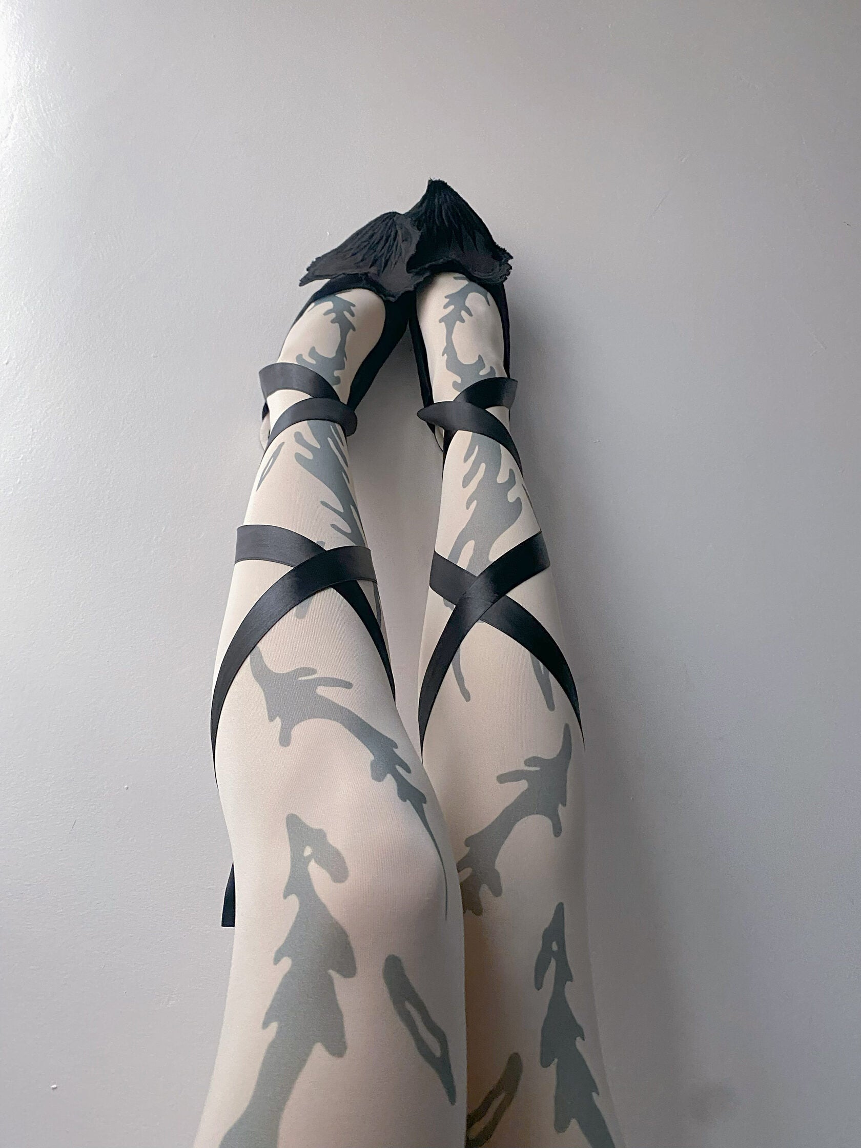 Thistle tights off white