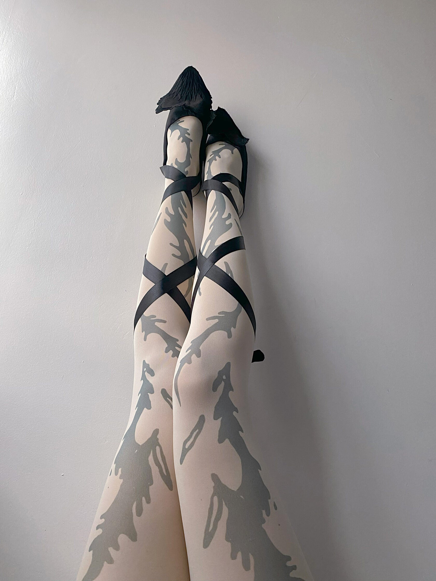 Thistle tights off white
