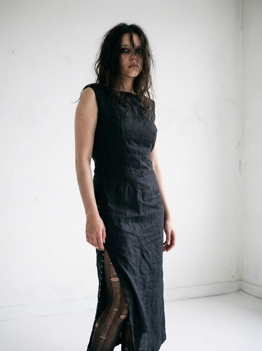 Long black dress