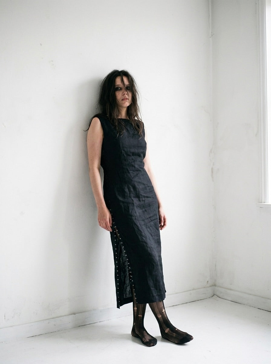 Long black dress
