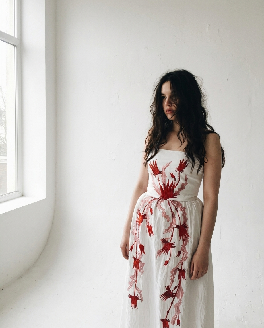 Two piece thistle dress
