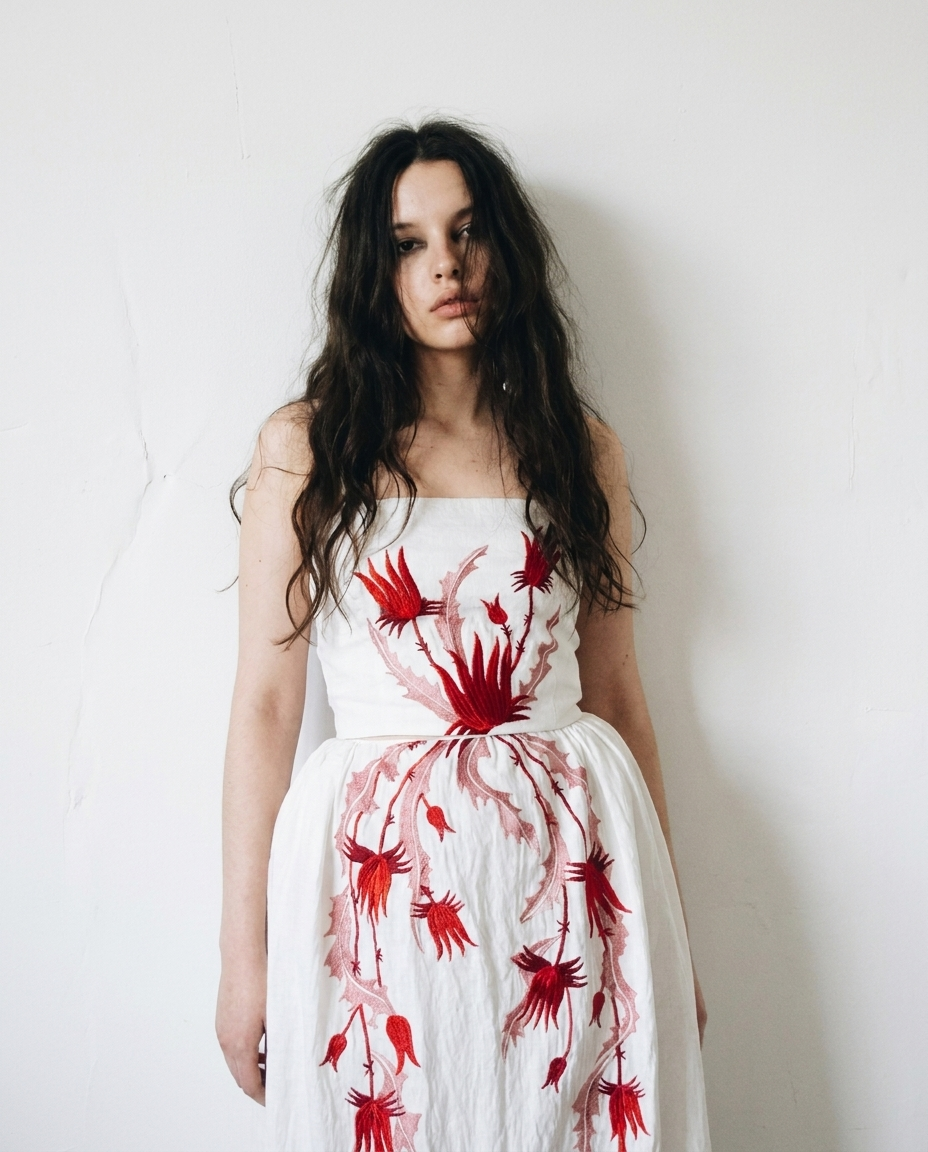 Two piece thistle dress